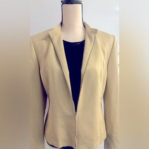 Classic Ann Taylor Mock Collar Jacket